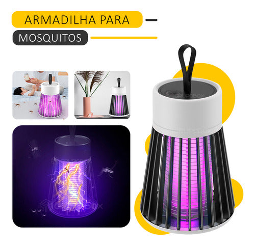 Mata Mosquito Lampada Led Uv Repelente Eletronico Insetos 110V/220V