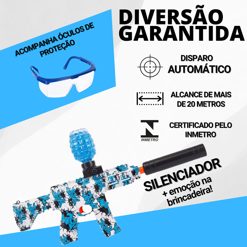 Arma Brinquedo Metralhadora Bolinha De Gel Arminha Orbeez