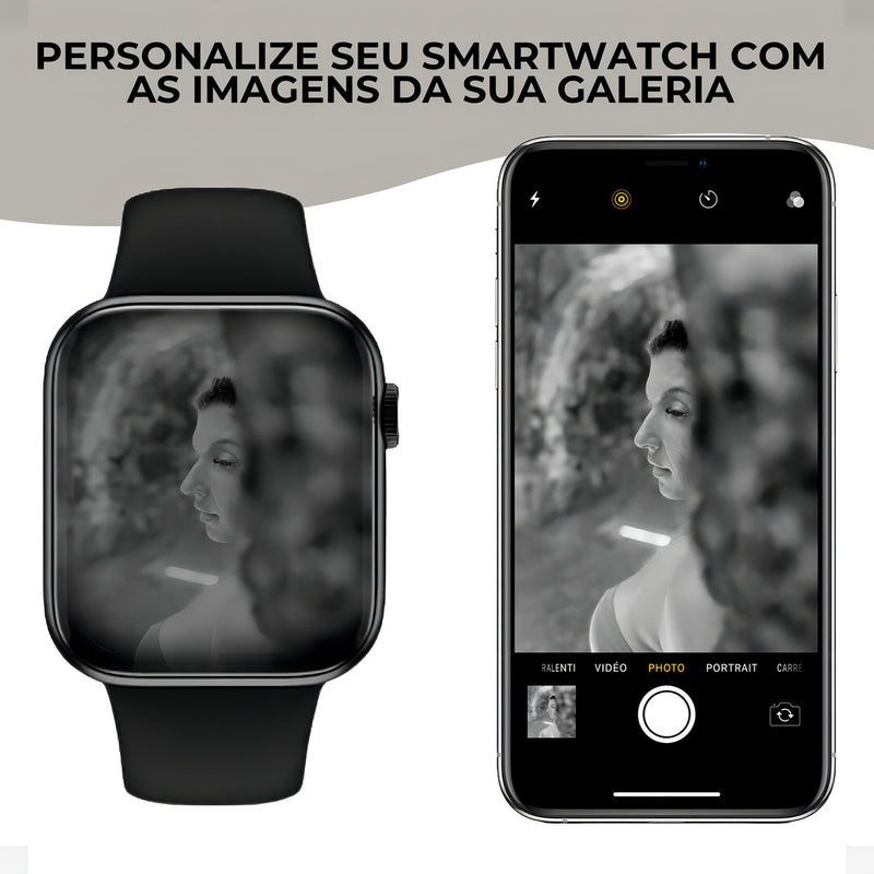 Smartwatch Watch 7 Pro Exclusivo Com Bumper  pulseira Sport Silicone