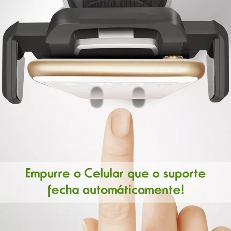 Suporte Celular Veicular Carro Ventosa Automatico Painel