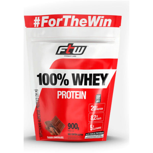 100% Whey Protein Refil 900g FTW - Whey Protein Concentrado