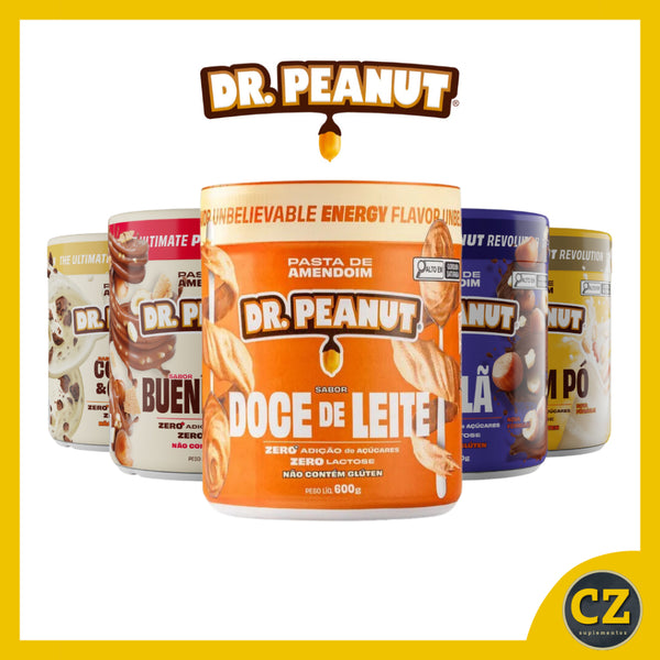 Pasta De Amendoim com Whey Protein (600g) - Dr Peanut