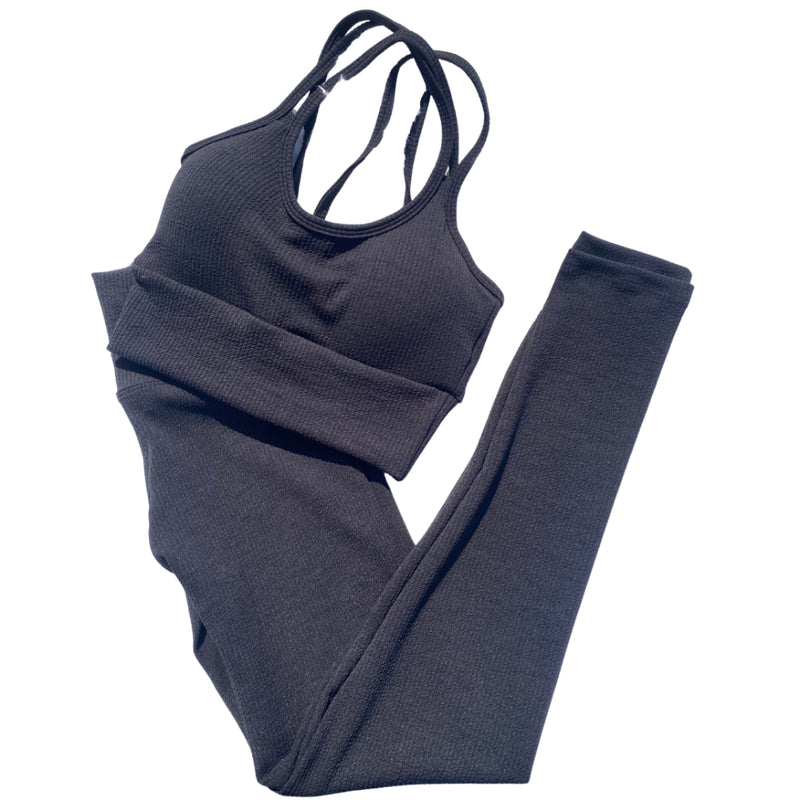 Conjunto Fitness Feminino Top e Calça Treino Perfeito Tecido Premium  Ana Ruga