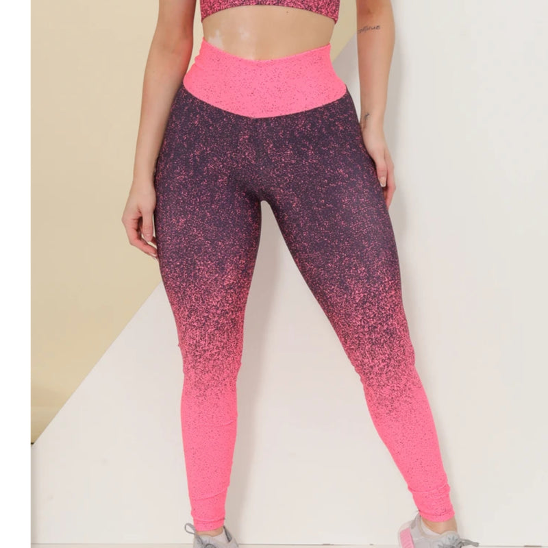 Calça Legging Degrade Academia Fitness importada