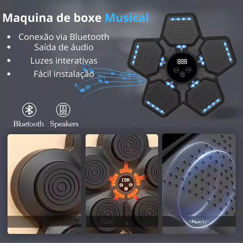 Máquina De Boxe Musical com Musica Eletrônico Inteligente de Parede